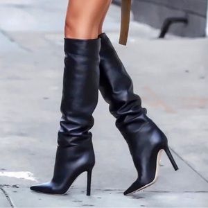 Tamara Mellon Icon 105 Nappa Leather Knee High Heeled Boots